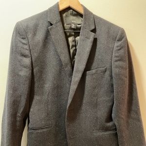 H&M sports coat, navy flecked with white, size 38R.